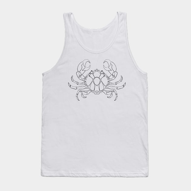 zodiac sign cancer Tank Top by tiver